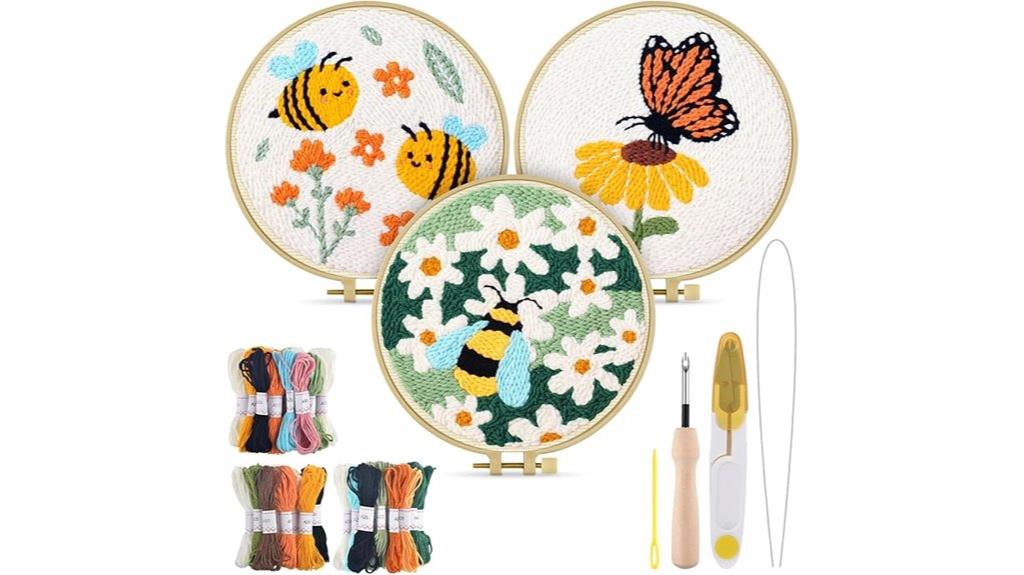 punch needle craft sets