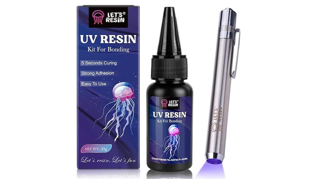 quick uv resin bonding