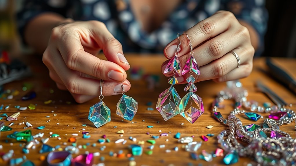 recycled plastic bottle jewelry