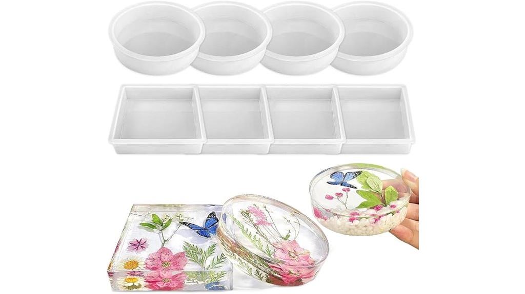 resin coaster mold set