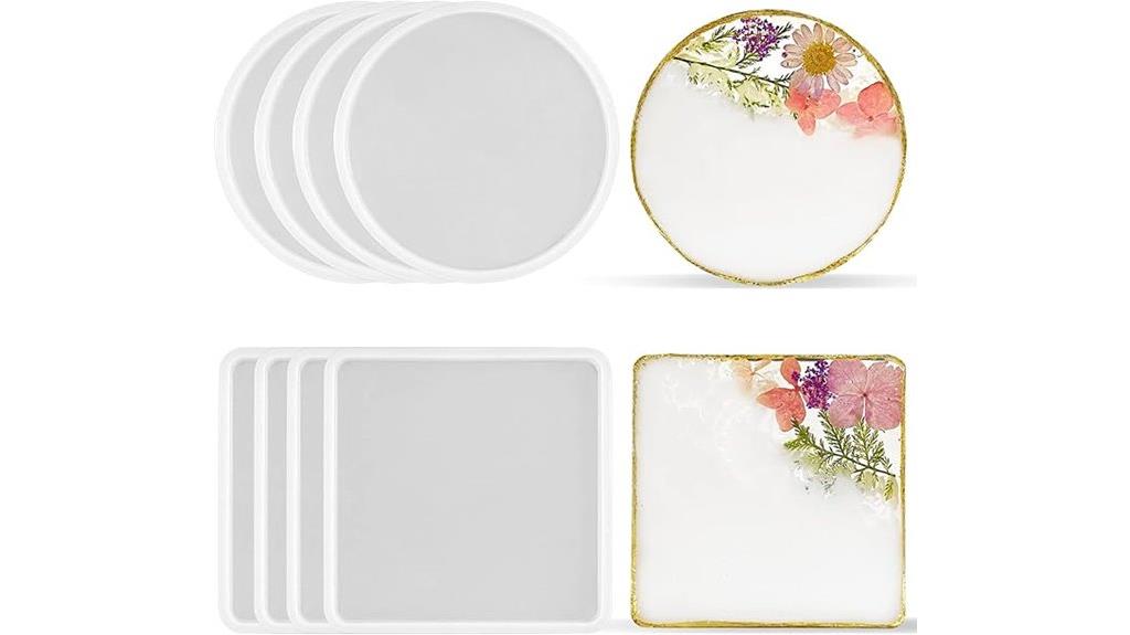 resin coaster mold set