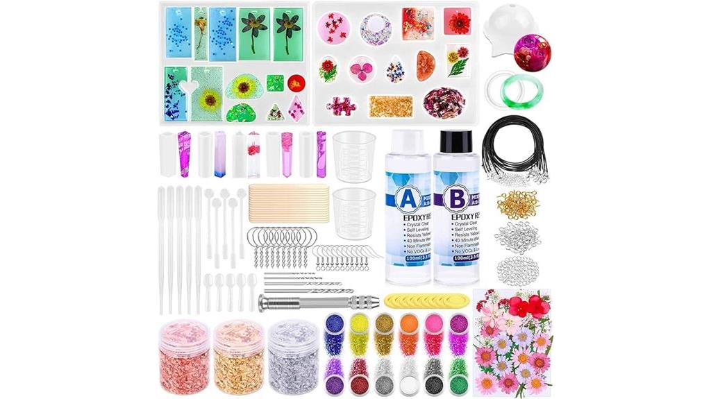 resin craft kit set
