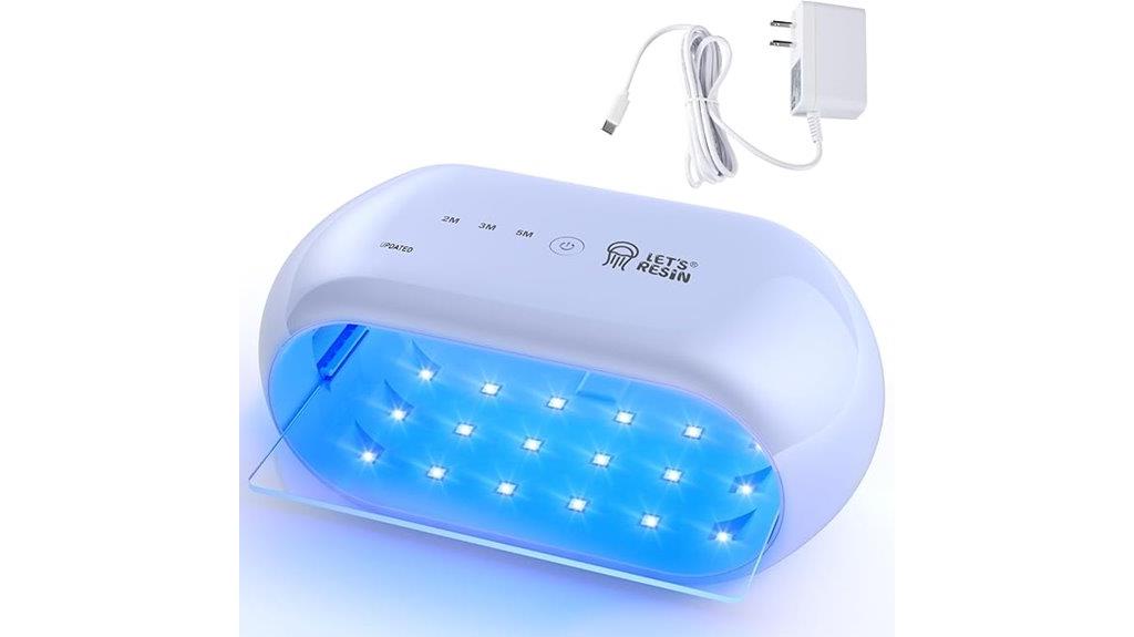 resin uv light curing