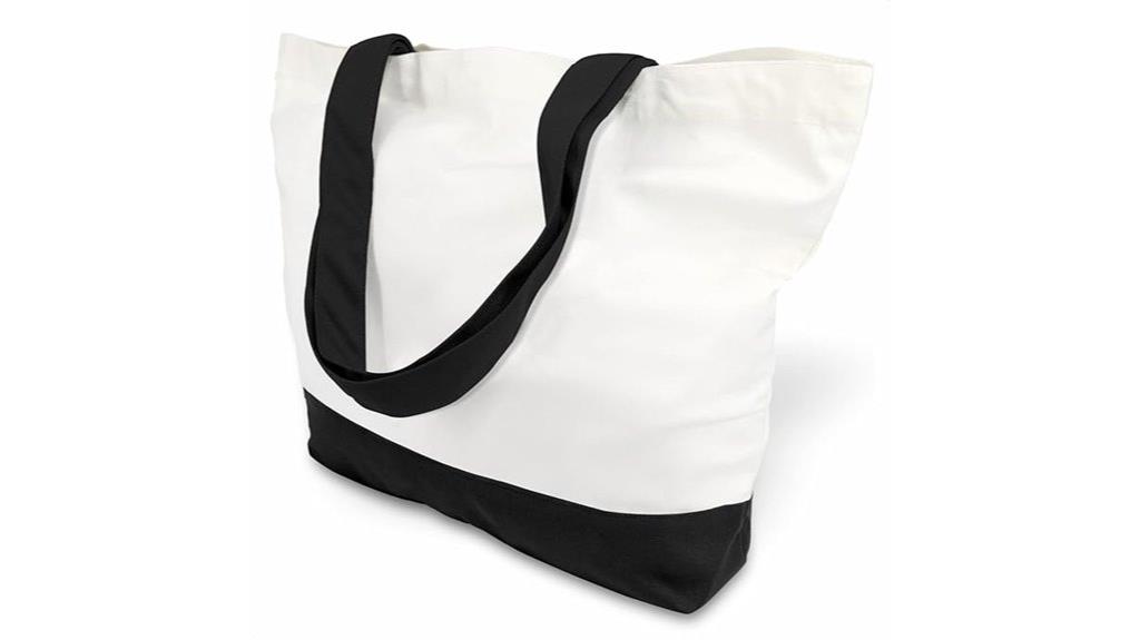 reusable canvas tote bag