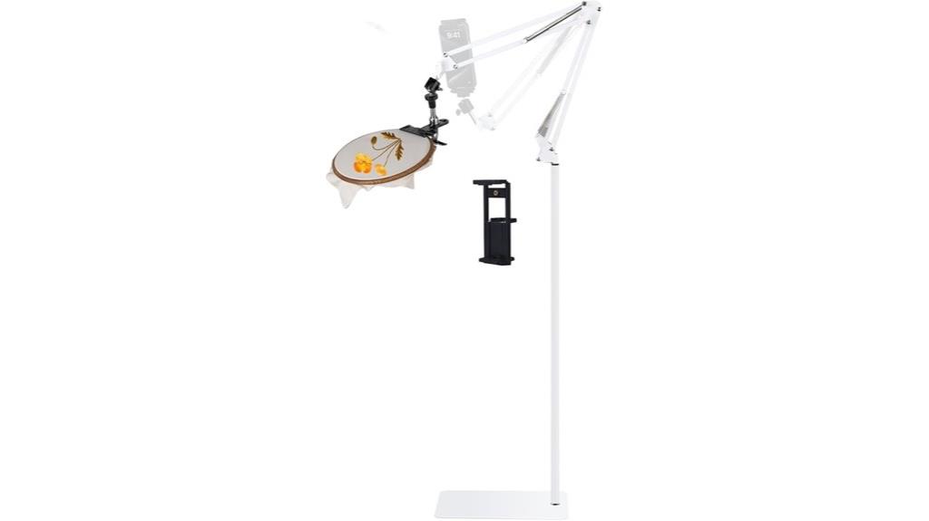 rotating adjustable embroidery stand
