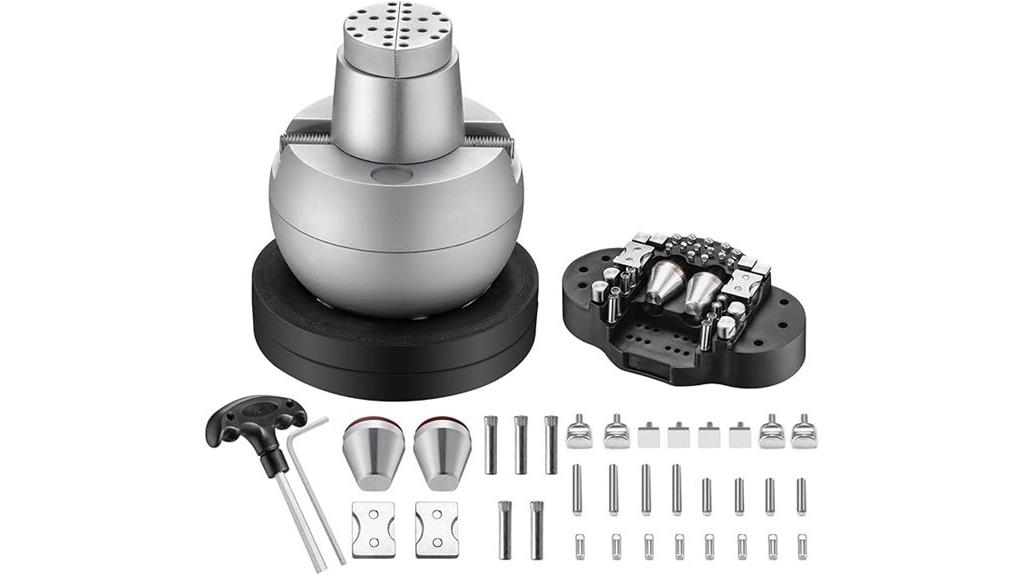 rotating engraving ball vise
