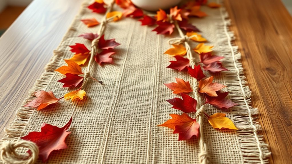 rustic autumn table decor