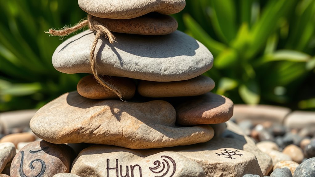 rustic weatherproof garden markers