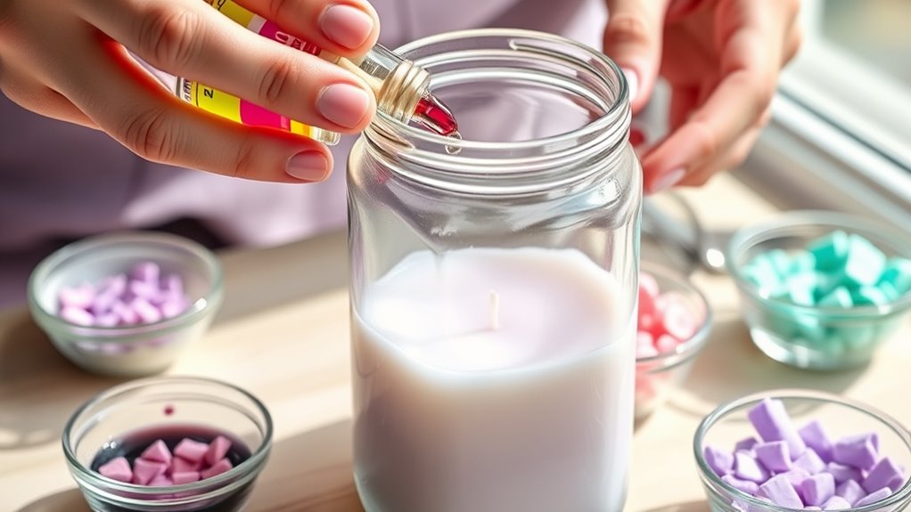 safe candle fragrance addition