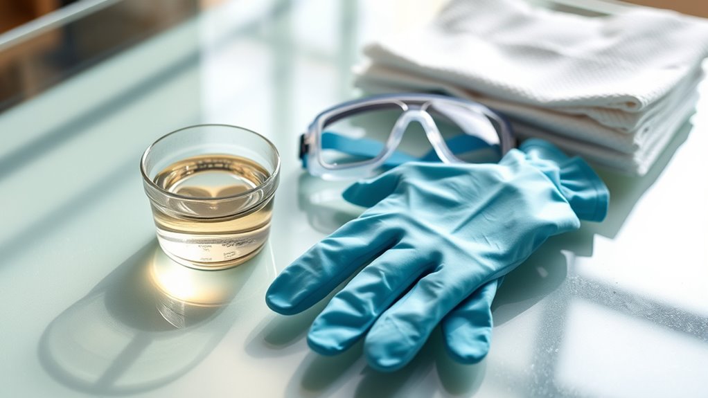 safe resin cleanup practices