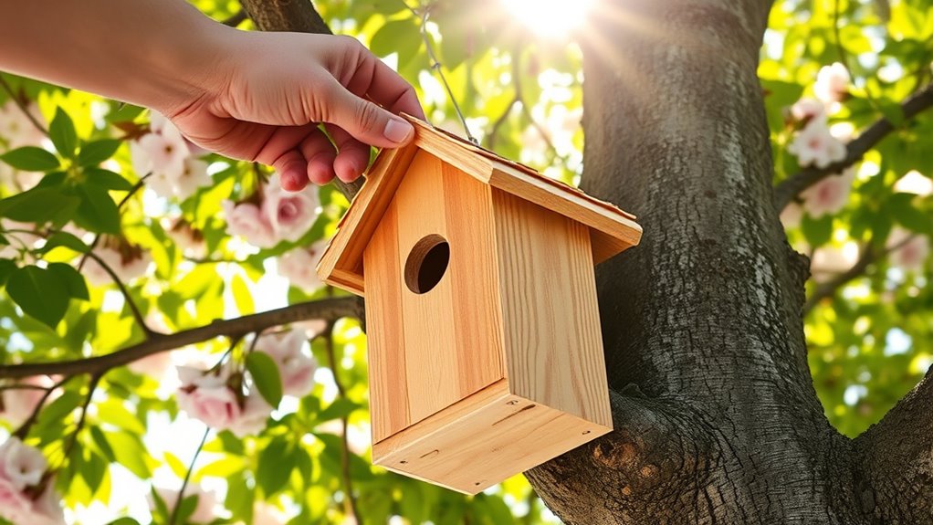 safe shaded nesting site