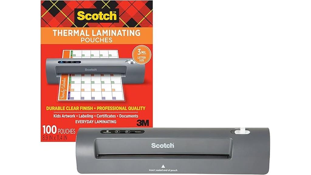 scotch laminator and pouch bundle