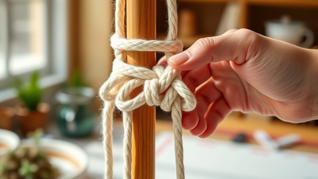 secure reinforced knot technique