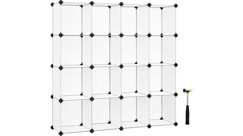 set of 16 cube organizers