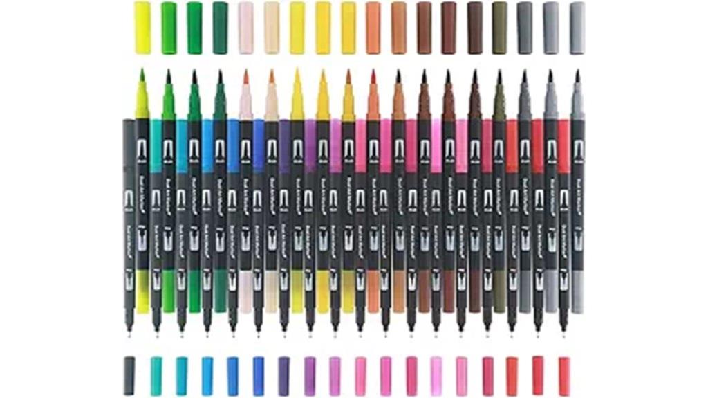 set of 36 coloring markers
