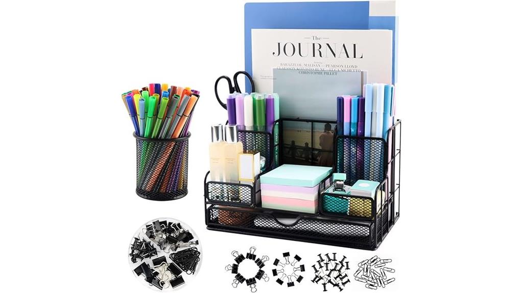seven compartment mesh organizer