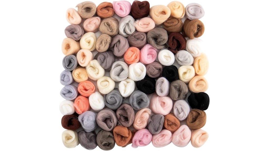 seventy two color wool