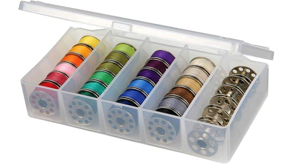 sewing bobbin storage box