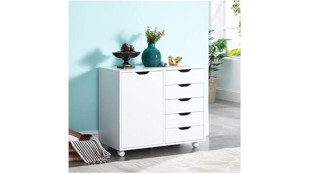 sewing storage cabinet with drawers