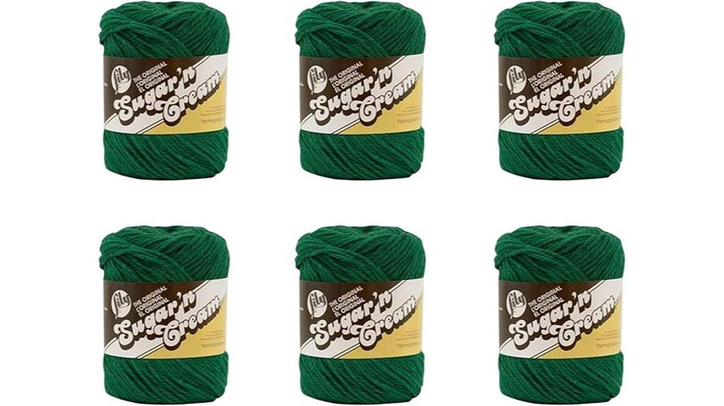 six pack dark pine yarn