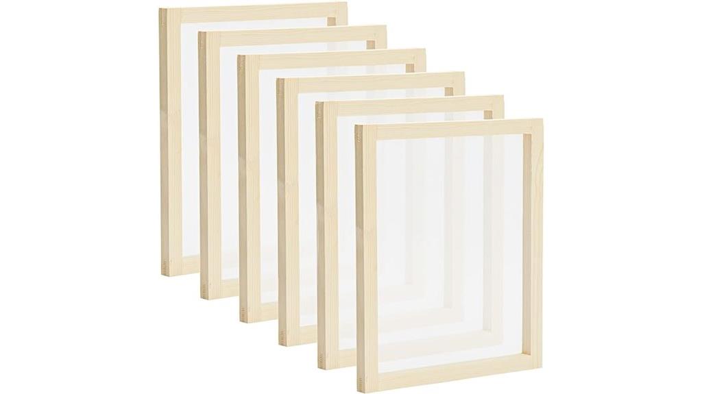 six pack wood frames