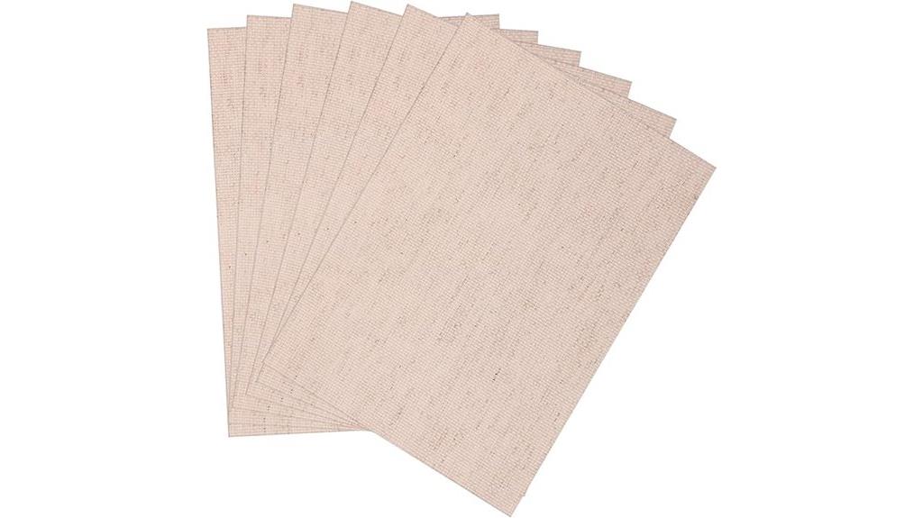 six piece aida cloth