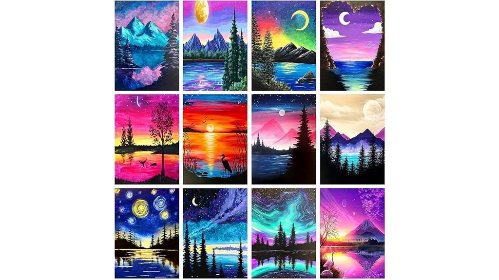 small colorful diamond art