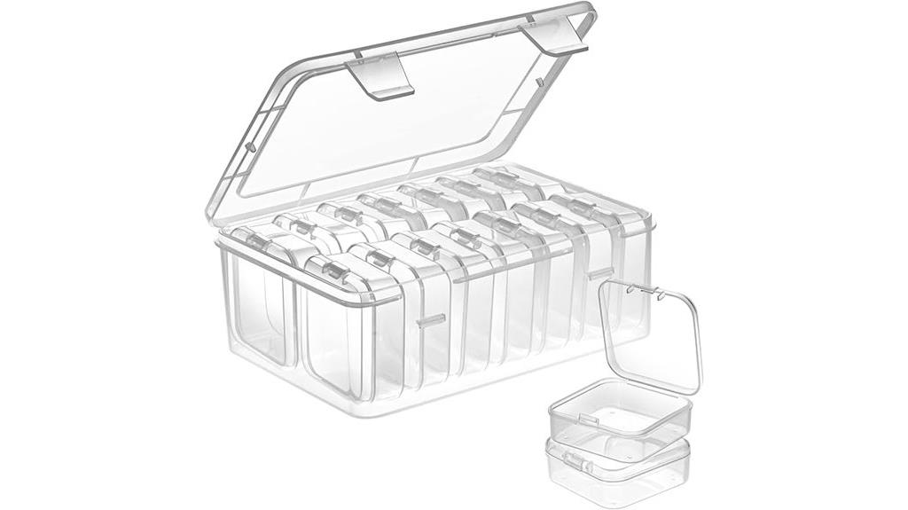 small plastic bead organizer