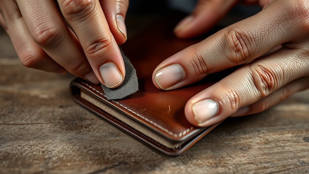 smooth leather finishing techniques