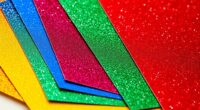 sparkling glitter cardstock sheets