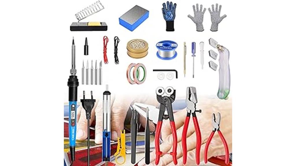stained glass soldering kit