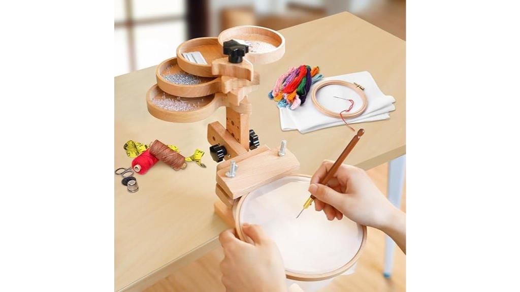 stand with storage tray