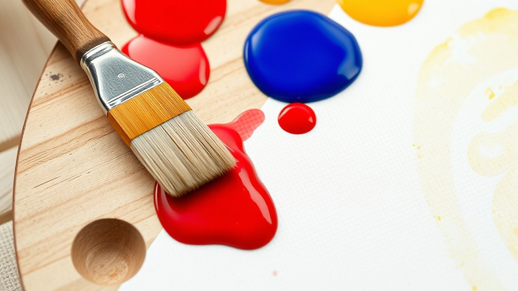 start with simple brush techniques