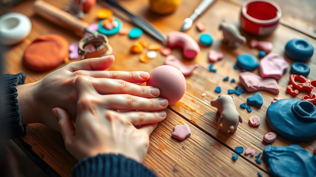 start with simple clay shapes
