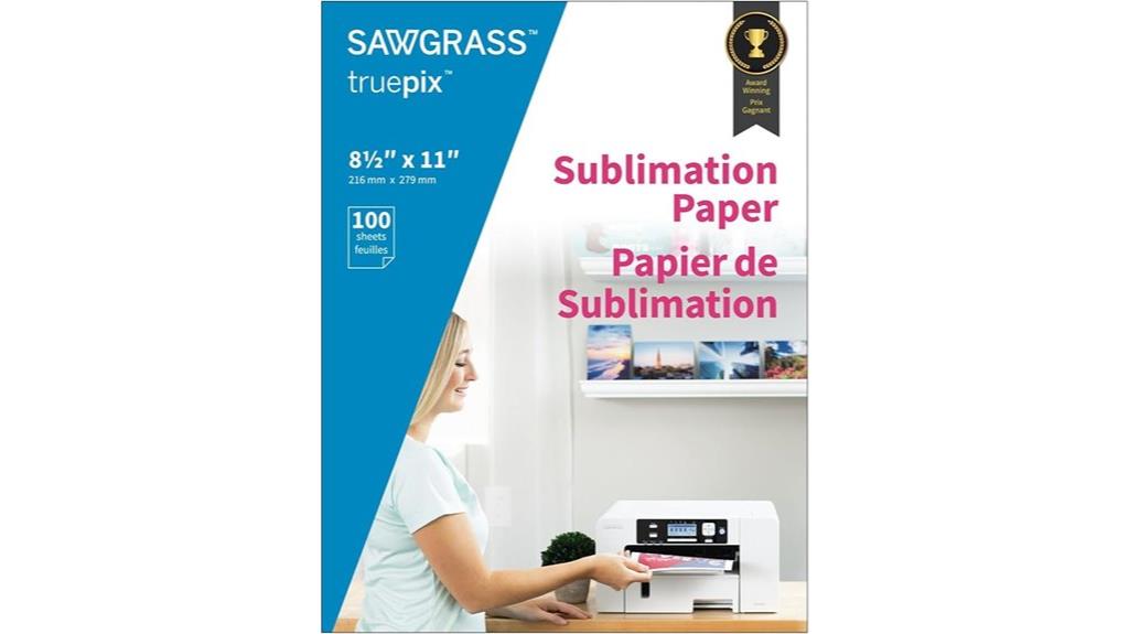 sublimation paper 100 sheets