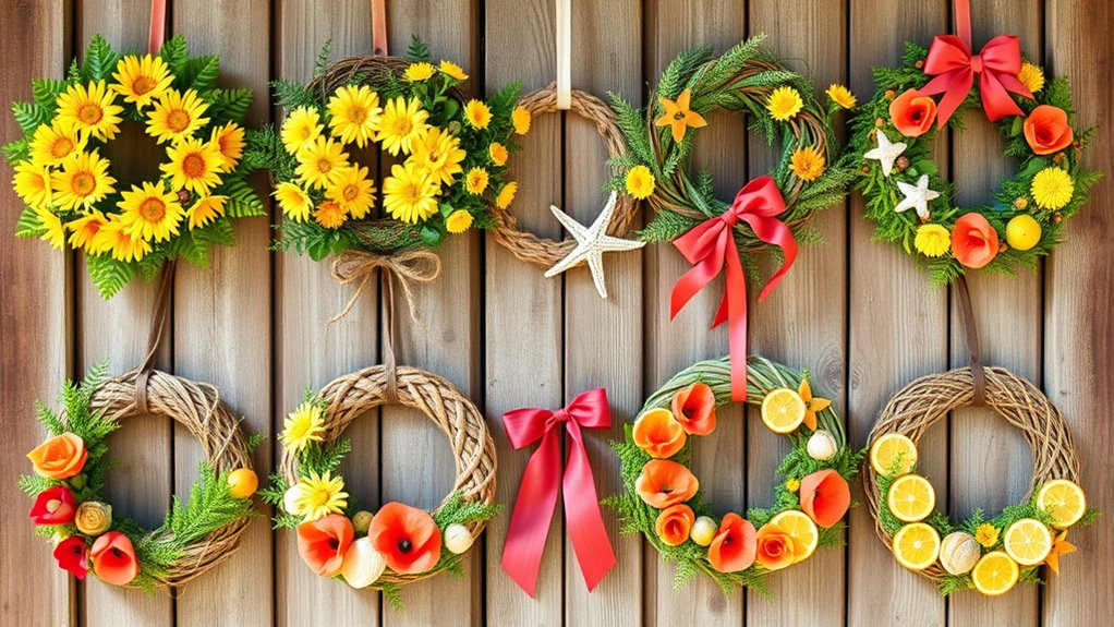 summer wreath craft ideas