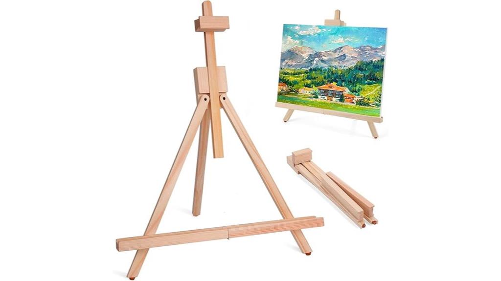 tabletop painting easels