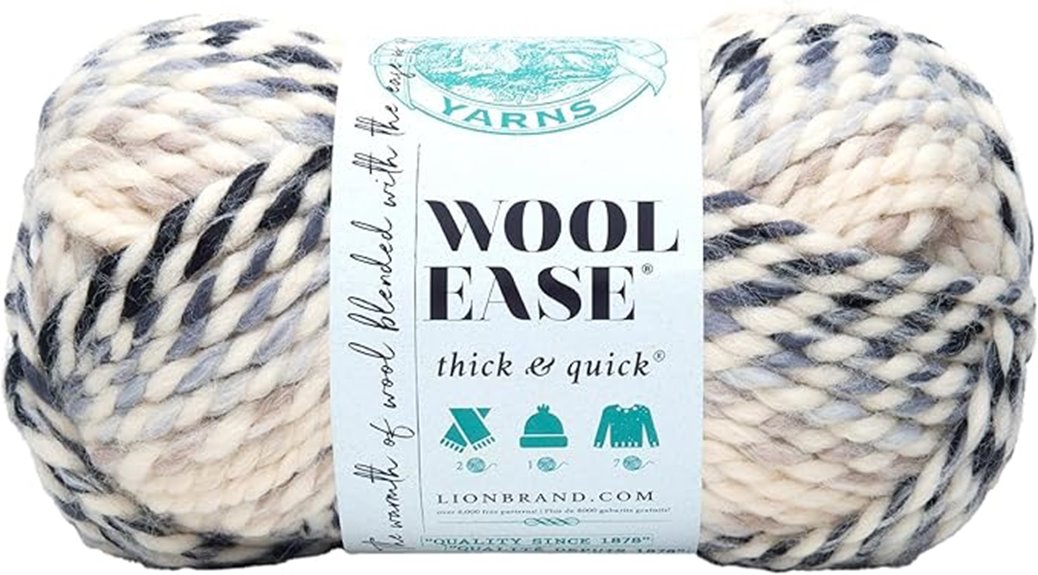 thick quick wool yarn