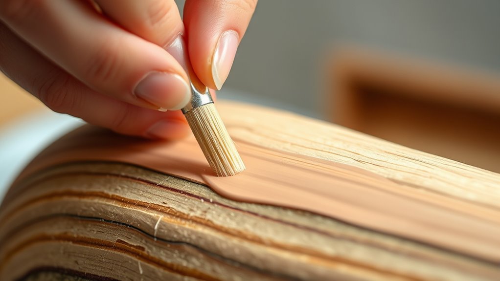 thin coats for smooth finish