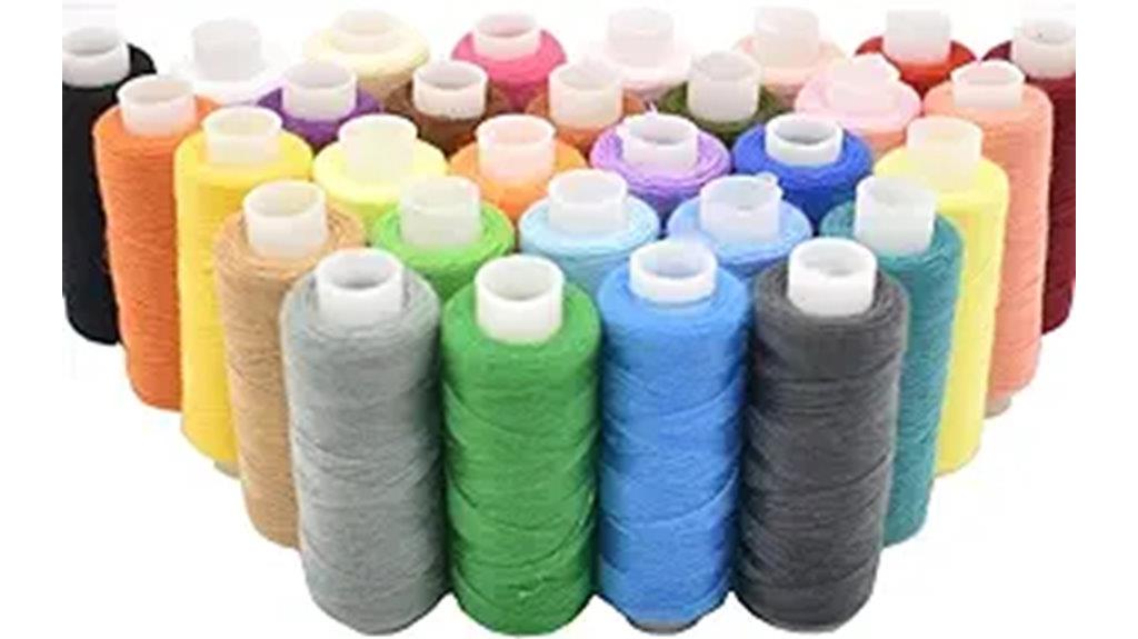 thirty color sewing thread