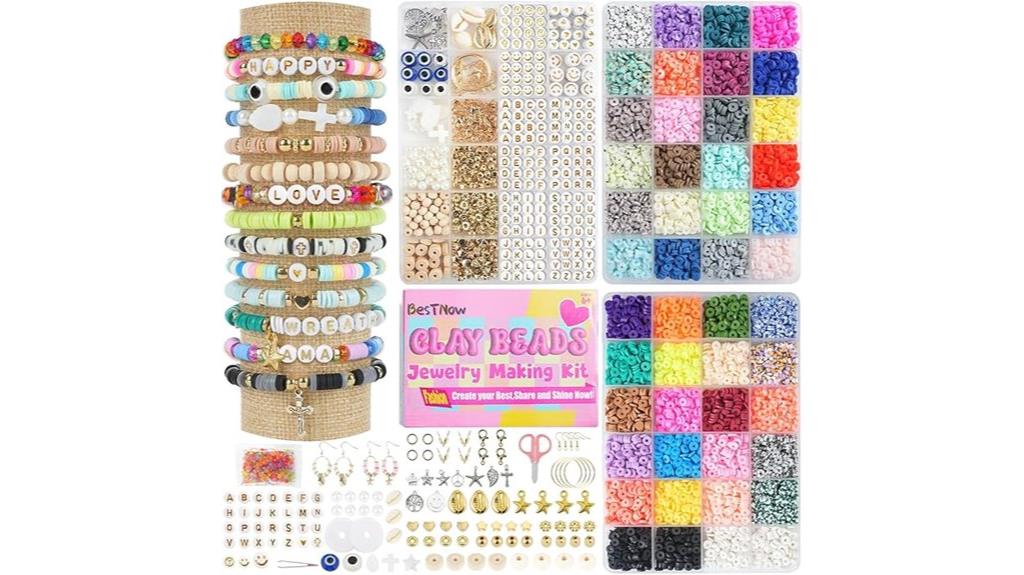 three box clay beads kit