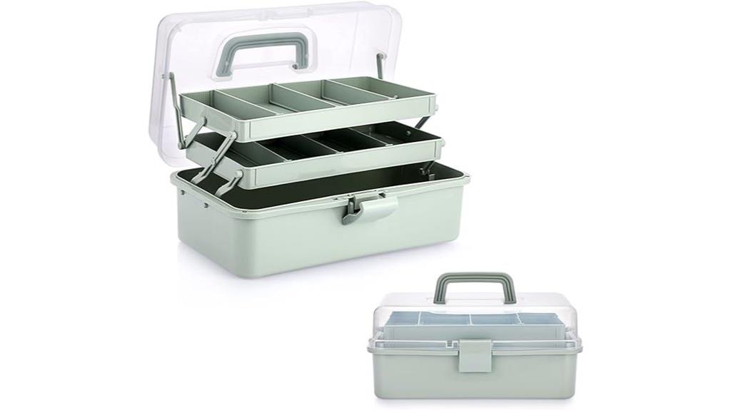 three layer plastic organizer