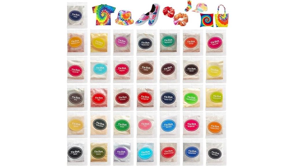 tie dye powder set