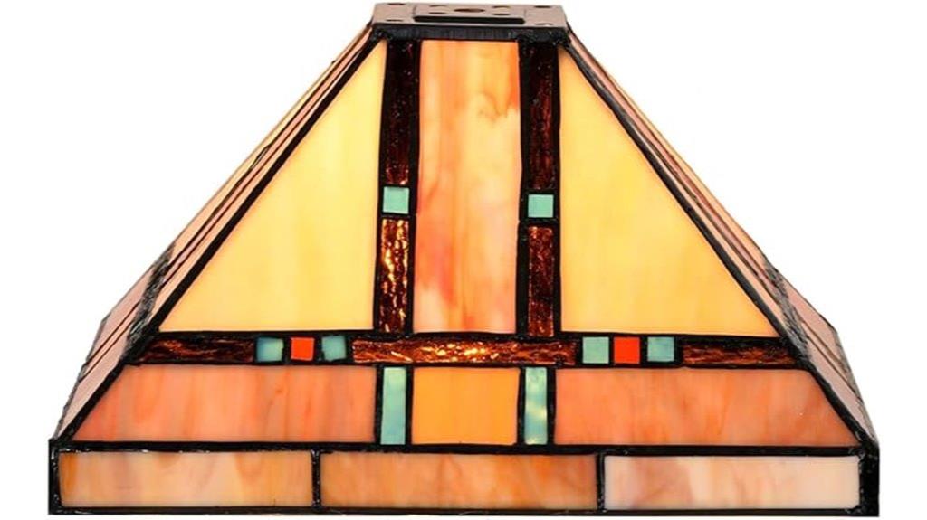 tiffany style stained glass lampshade