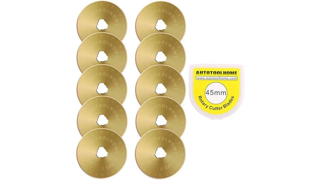 titanium coated rotary blades