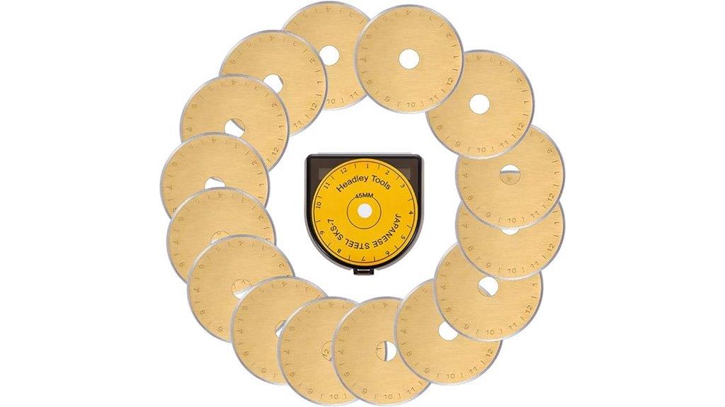 titanium coated rotary blades