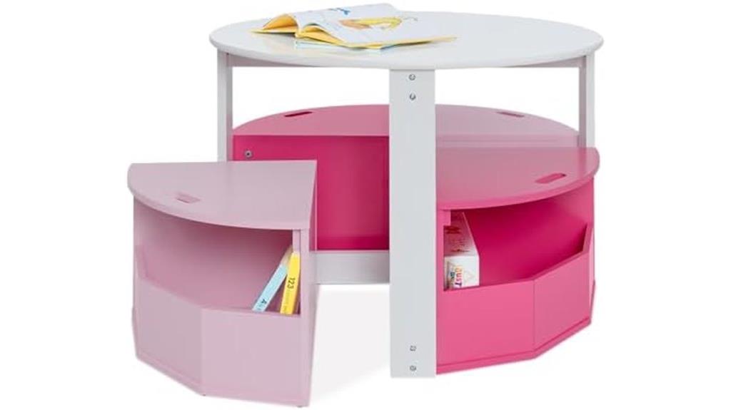 toddler table with storage