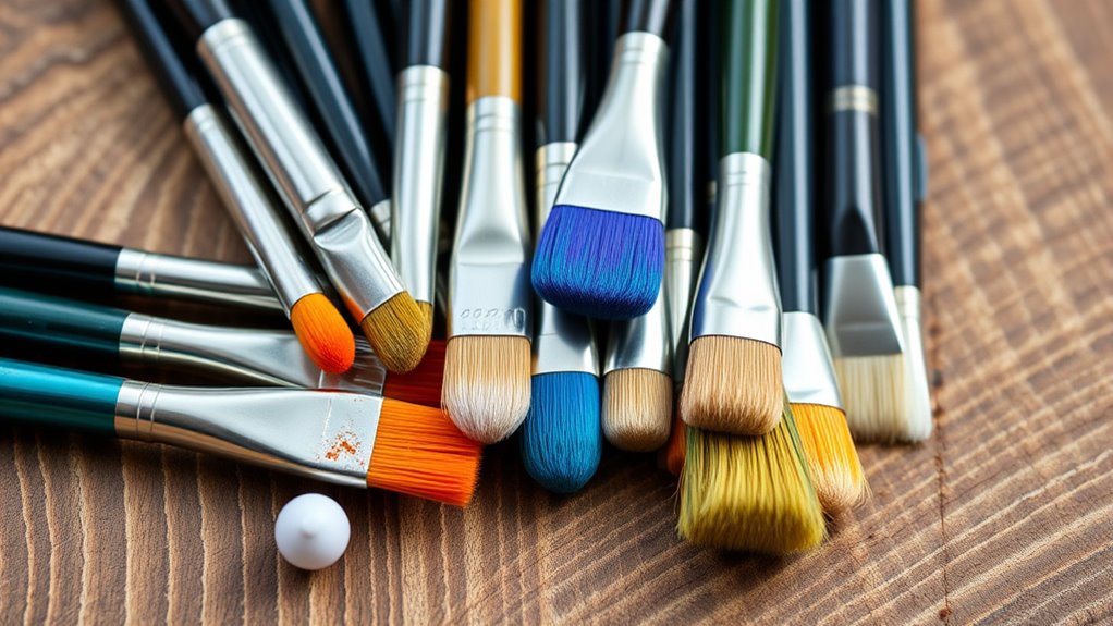 top acrylic paintbrush selections
