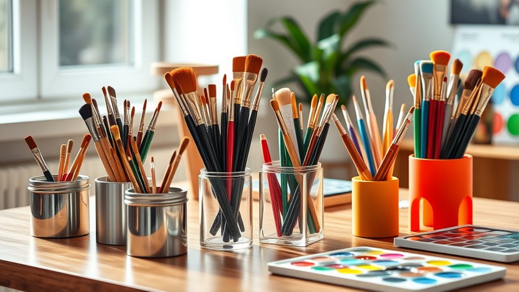 top brush storage solutions