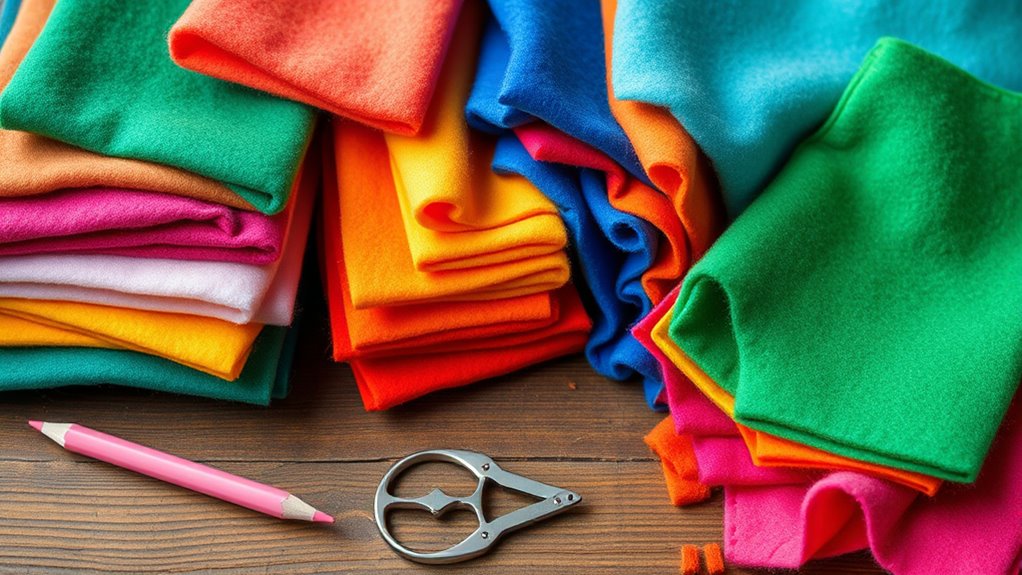 top craft felts selection